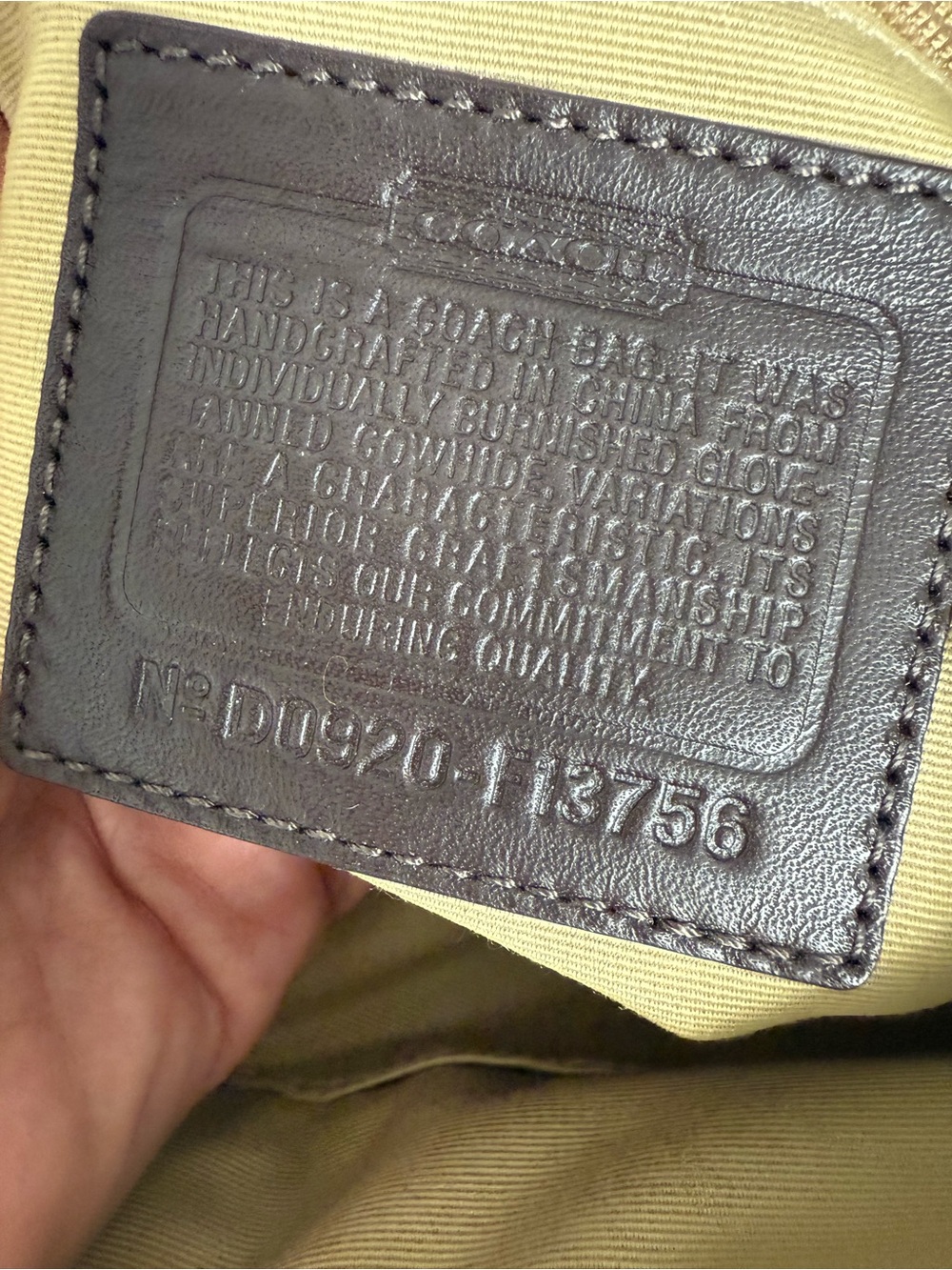 Rare Vintage Y2K Coach Bridget Legacy Brown Leather Turnlock Shoulder Bag F13756 - Picture 16 of 16
